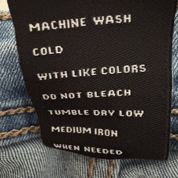 THE PERFECT JEAN NYC Stretch Slim Fit Jeans Mens 30X30 (Actual 31x29) Light Blue - Picture 13 of 13